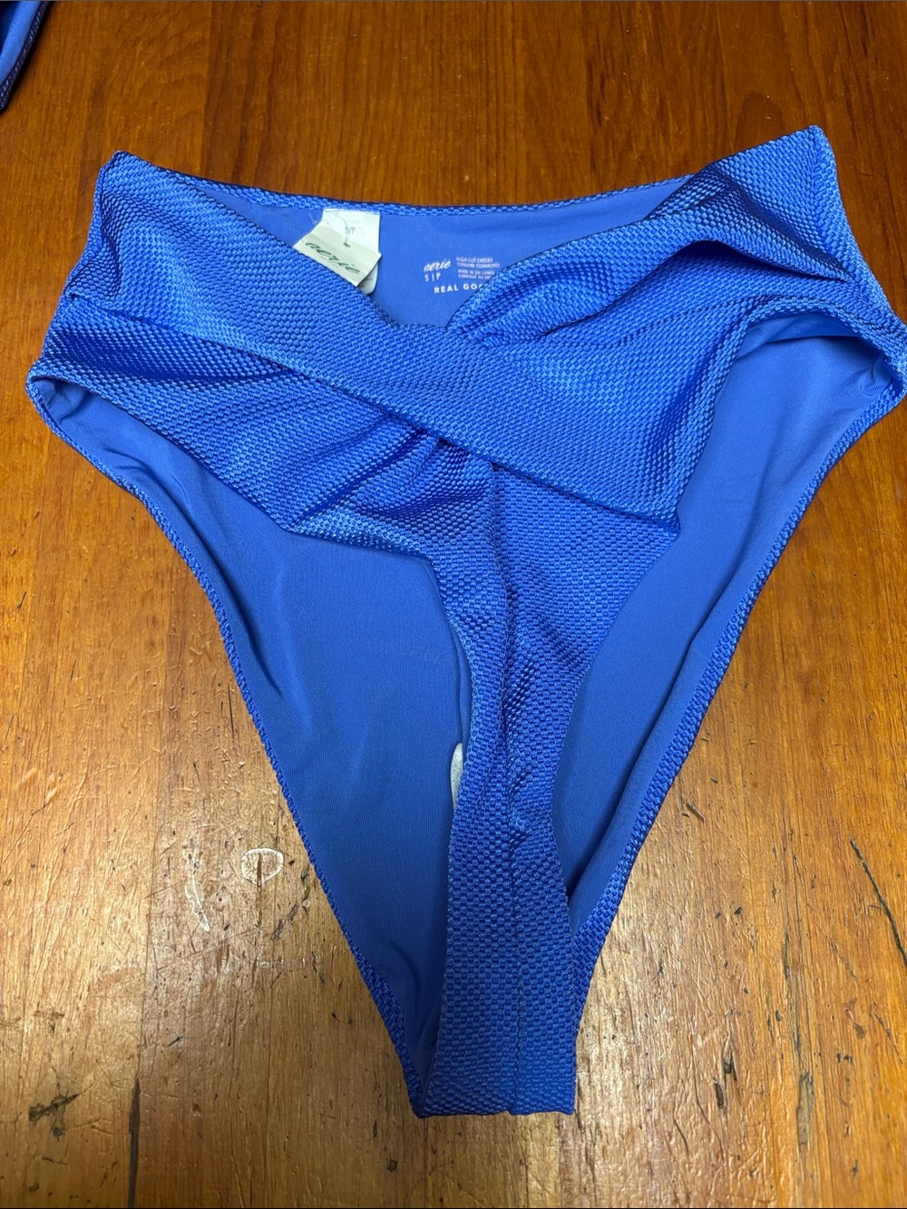 Aerie Electric Blue Cheeky Bikini Bottom